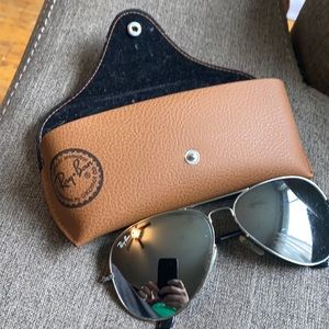 Ray Ban Mirror Tint Sunglasses
